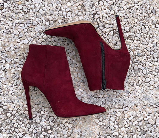 BURGUNDY SUEDE TITA