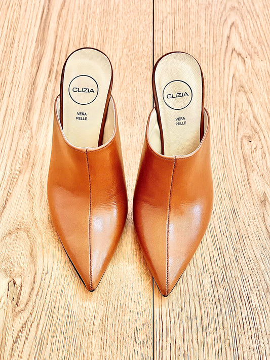 SILVIE COGNAC LEATHER