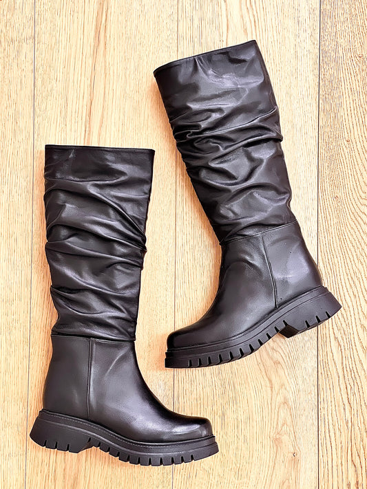 MORGAN LEATHER BLACK