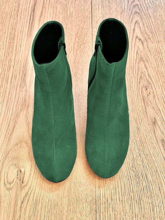 GREEN SUEDE LUCAS