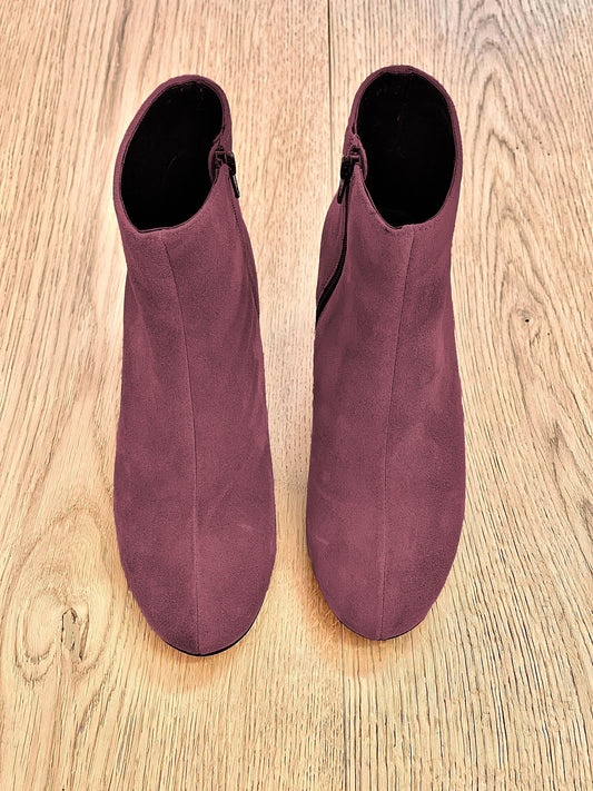 LUCAS BURGUNDY SUEDE