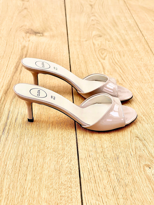 MORENA NUDE PATENT LEATHER