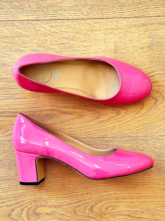 LIVIA FUCHSIA PATENT LEATHER