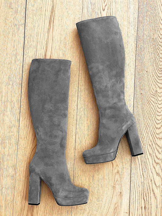 TIBET GRAY SUEDE