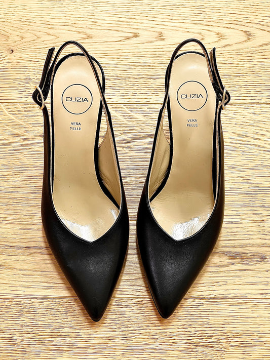 BLACK LEATHER TEBA