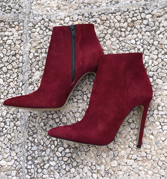 BURGUNDY SUEDE TITA