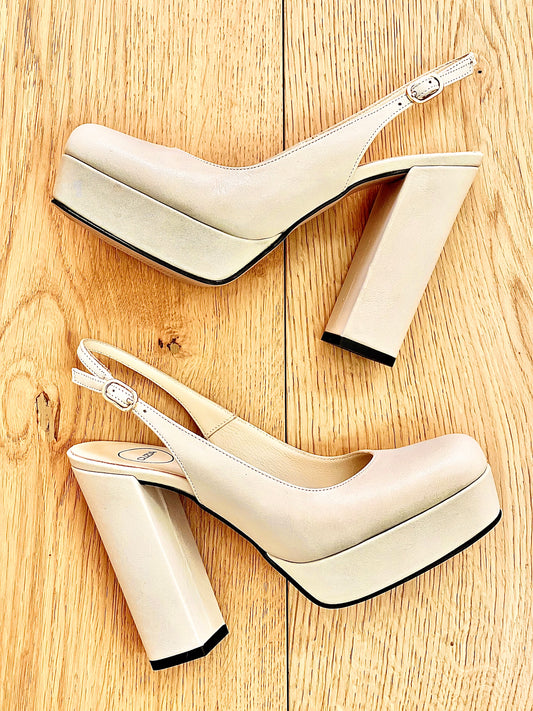 SHARON BEIGE LEATHER