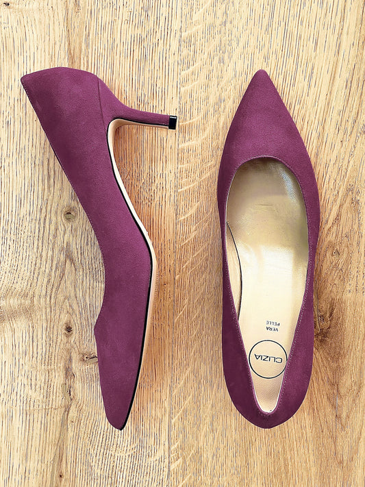 GAIA BURGUNDY SUEDE