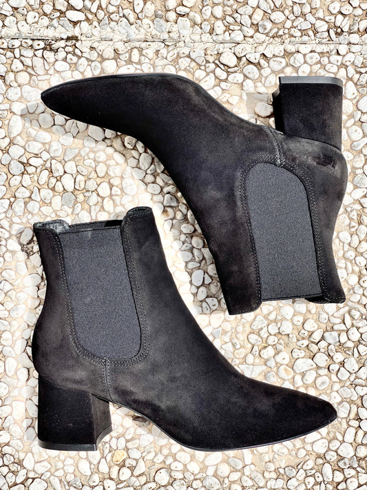 BORIS BLACK SUEDE