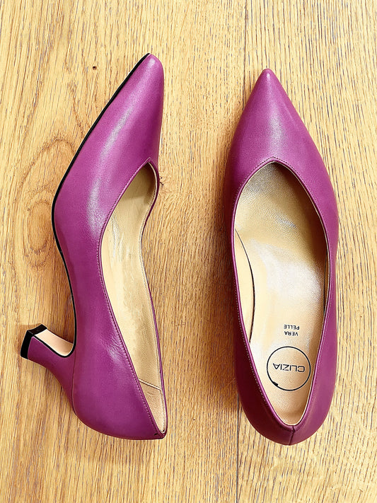JENNA FUCHSIA LEATHER