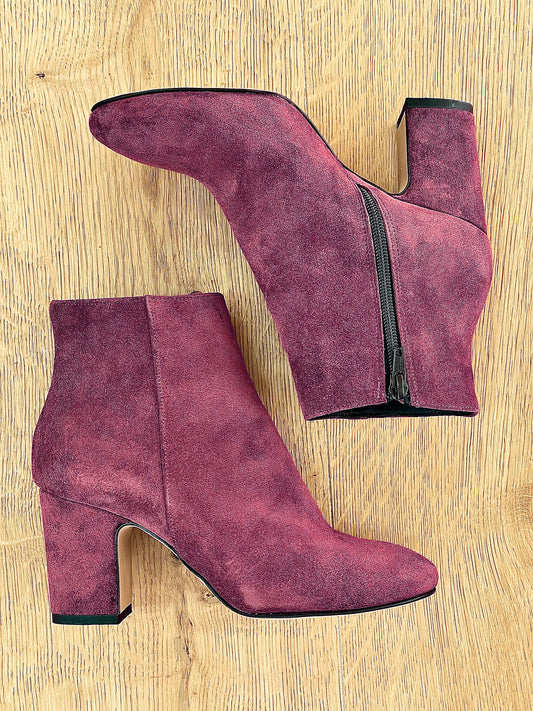 BURGUNDY SUEDE ROMA