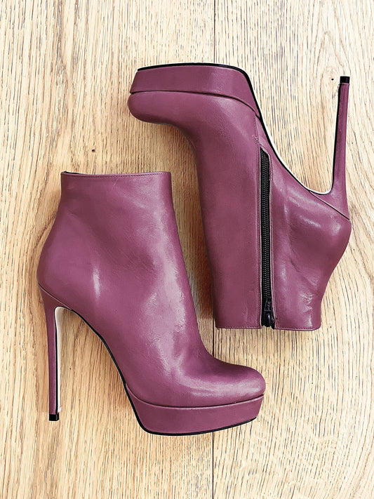 BURGUNDY LEATHER LOREN