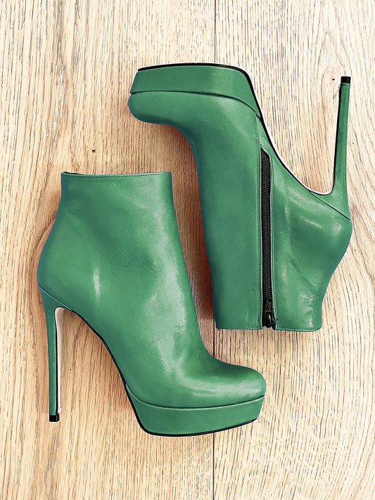 LOREN GREEN LEATHER