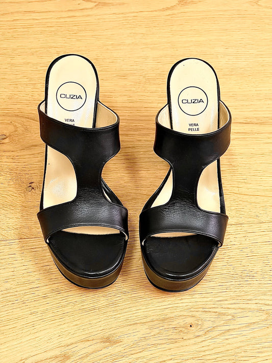 SABRINA LEATHER BLACK