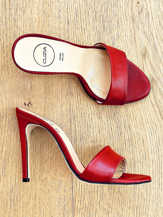 MARION RED LEATHER