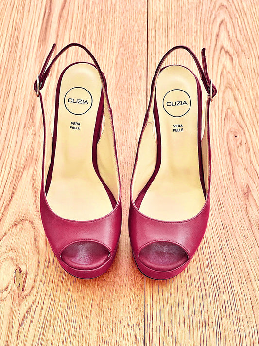 HELLEN BURGUNDY LEATHER