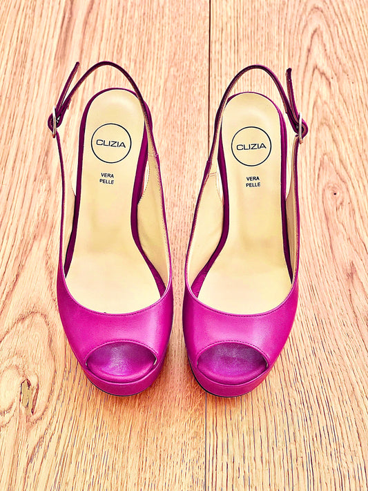 HELLEN FUCHSIA LEATHER