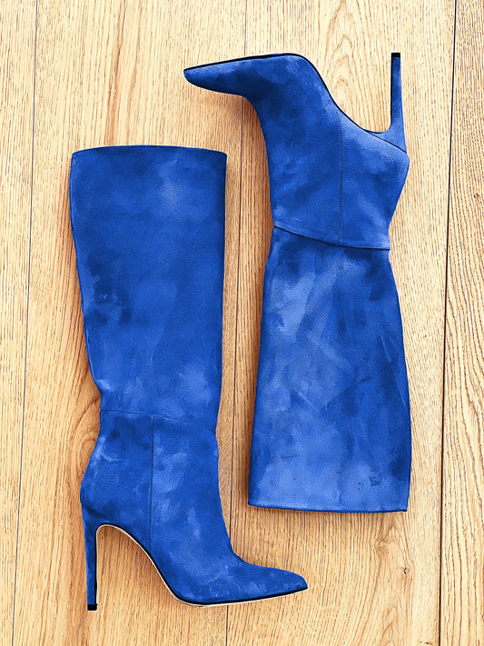 MAYA BLUE SUEDE