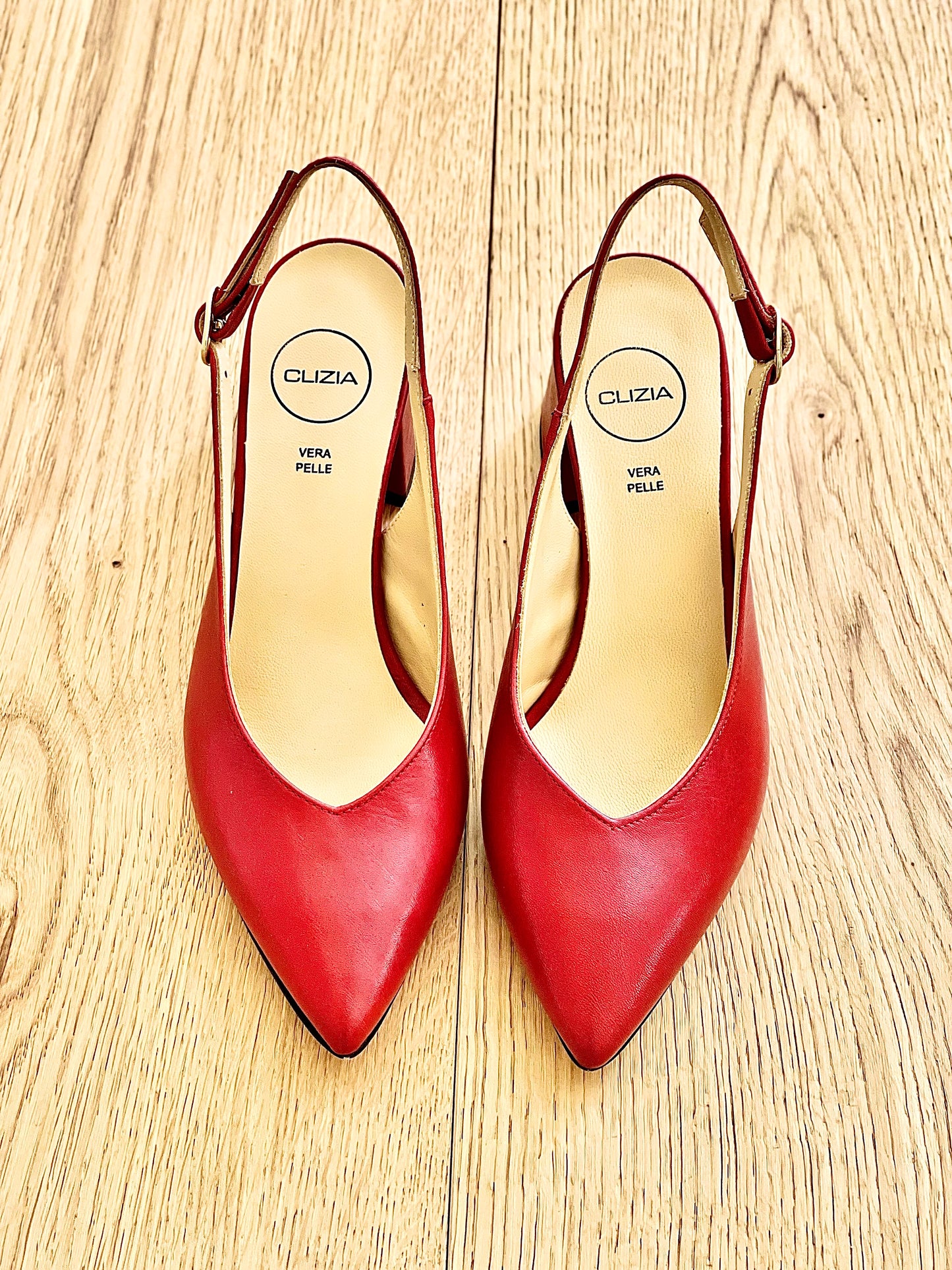 OLGA LEATHER RED