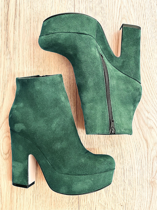 TURAN GREEN SUEDE