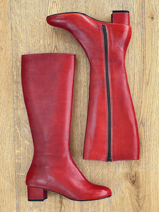SIERRA LEATHER RED