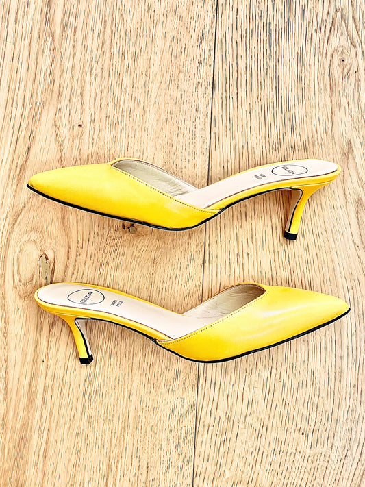 VIKY LEATHER YELLOW