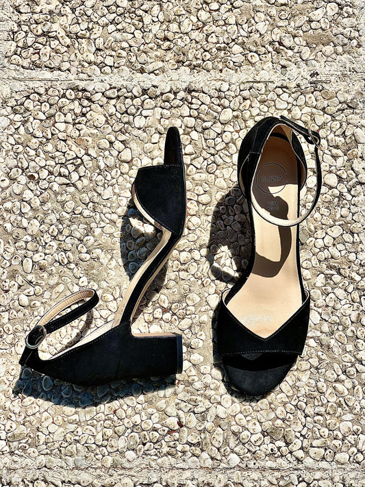 SCARLETT SUEDE BLACK