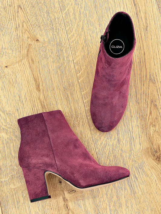 BURGUNDY SUEDE ROMA