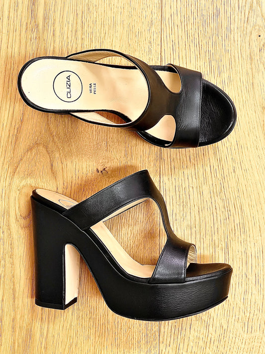 SABRINA LEATHER BLACK
