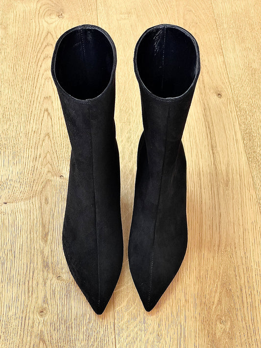 BLACK SUEDE SANTIAGO