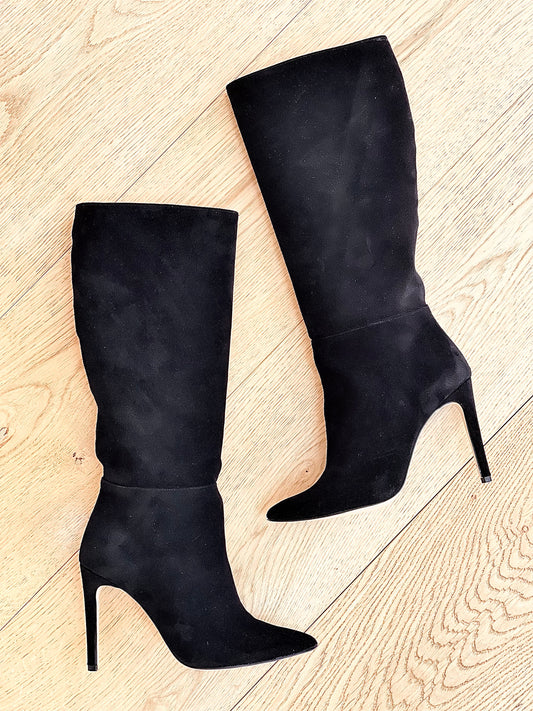 MAYA BLACK SUEDE