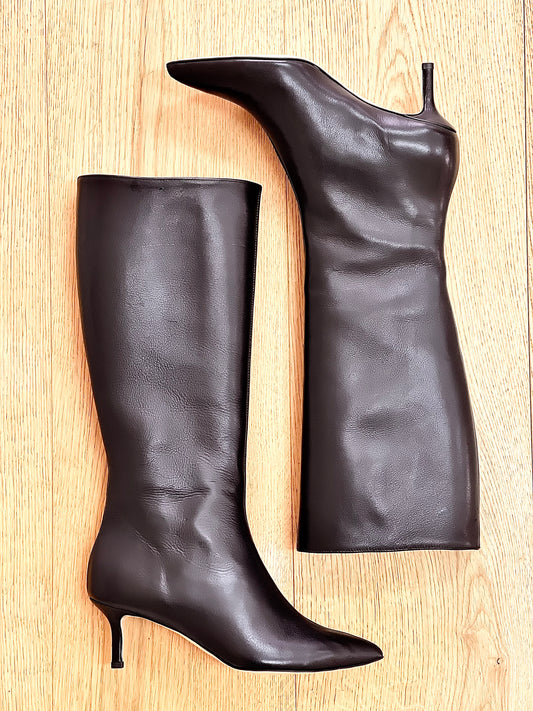 MELISSA LEATHER BLACK