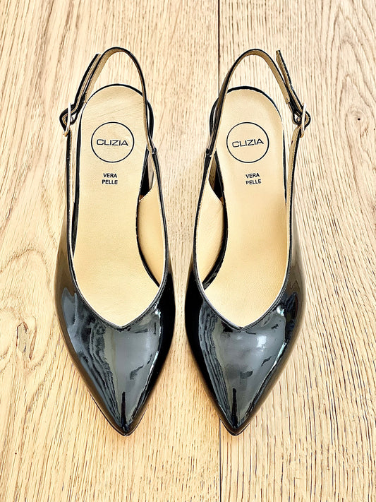OLGA BLACK PATENT LEATHER