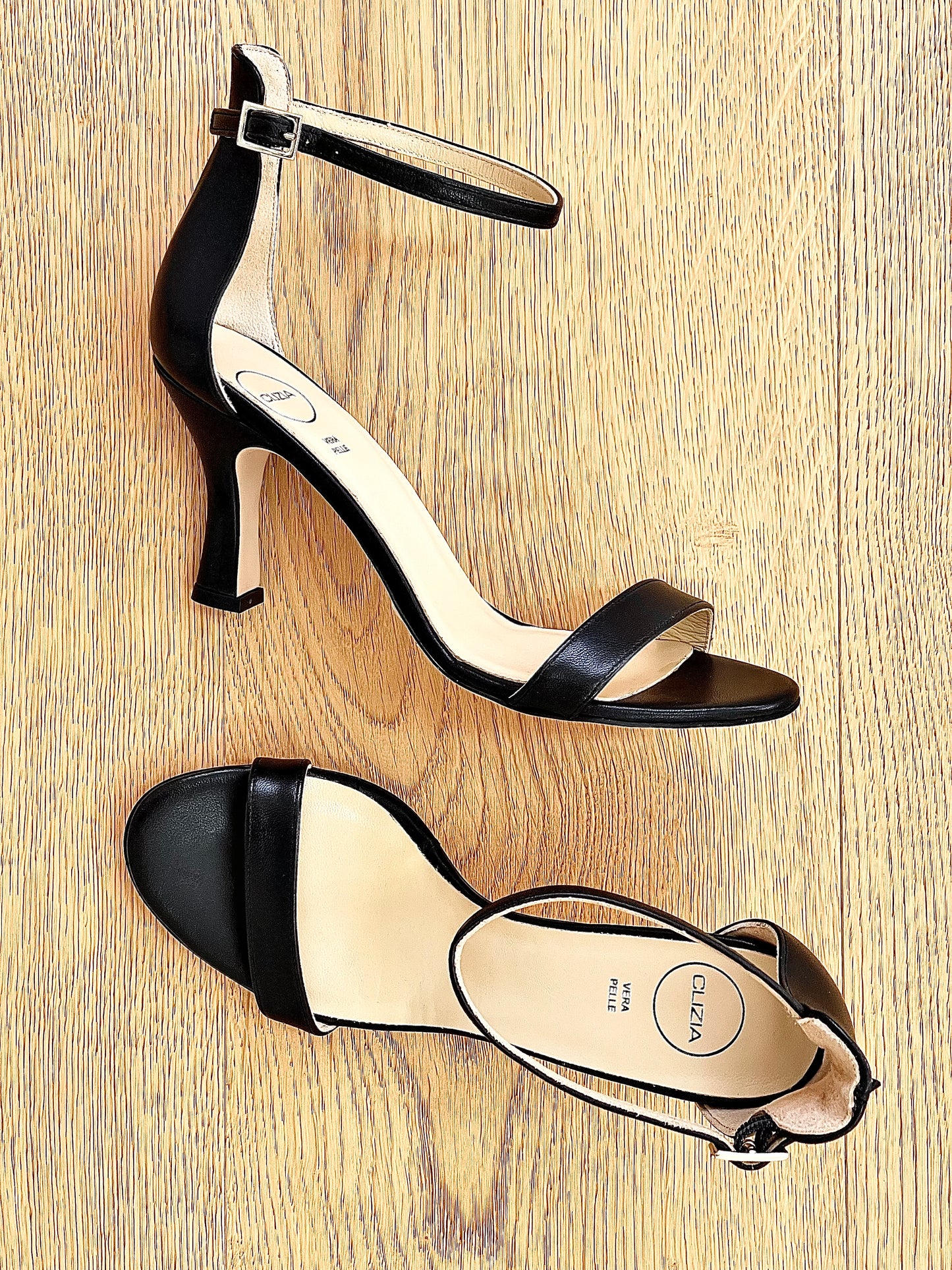 MARTINA LEATHER BLACK