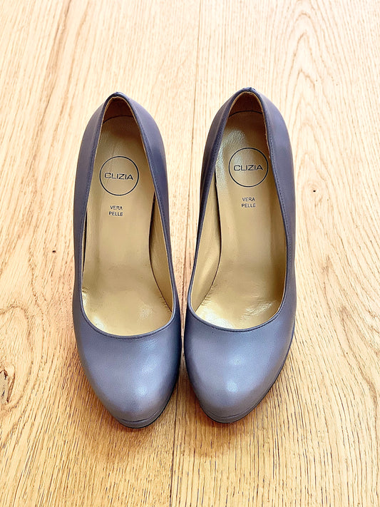 ANNA LEATHER GRAY