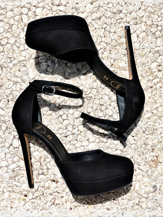 BLACK SUEDE ZELDA