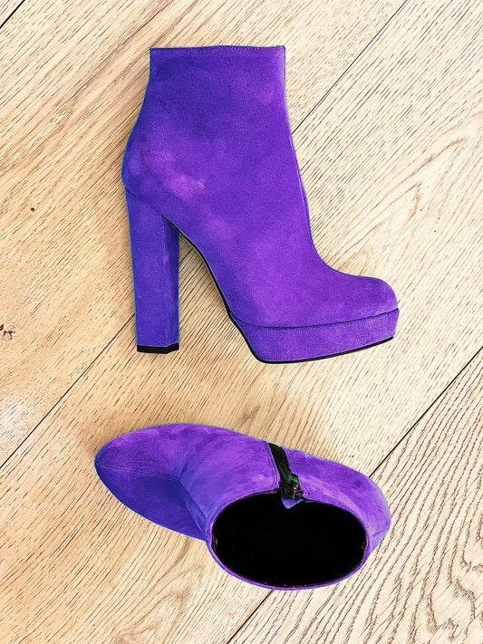 PURPLE SUEDE BOB