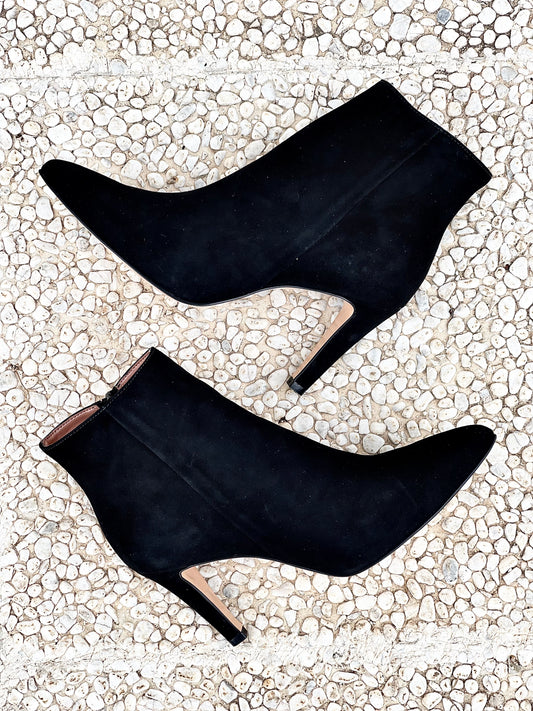 MINA BLACK SUEDE