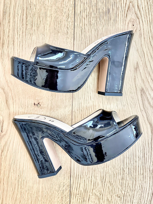 LIPSEY BLACK PATENT LEATHER