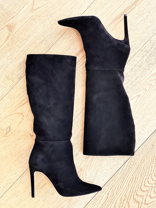 MAYA BLACK SUEDE