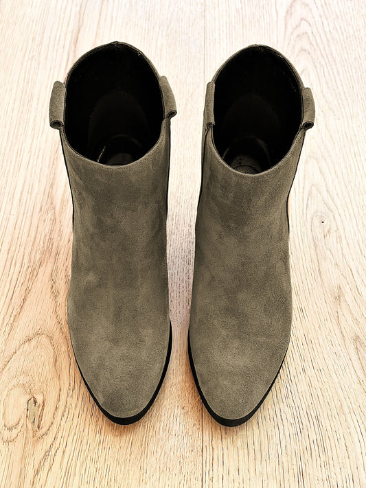 KHAKI SUEDE TESSA