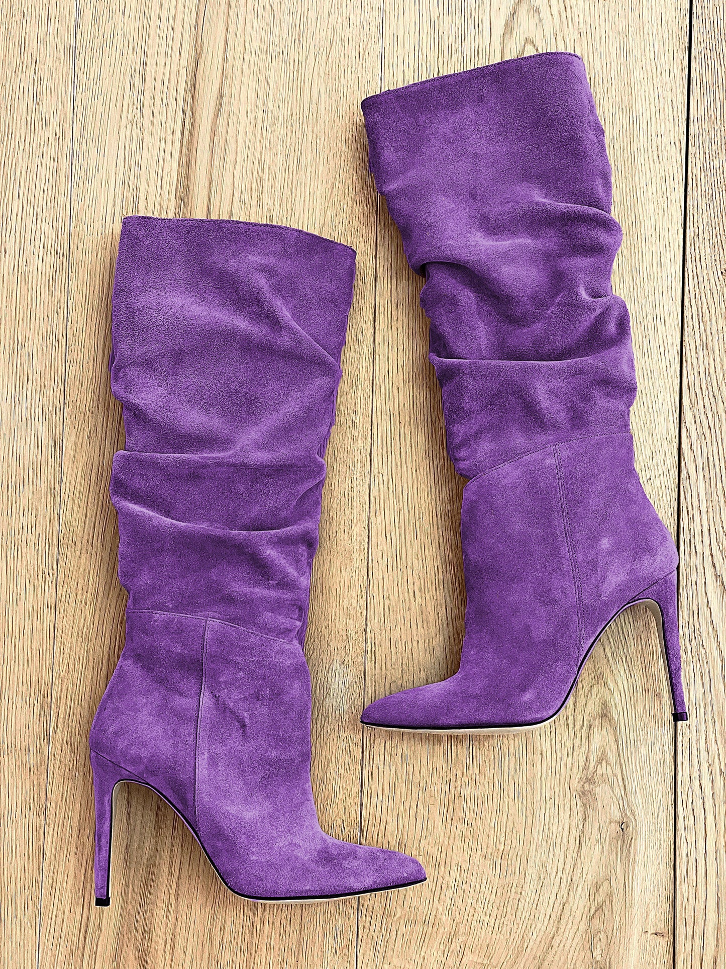 PURPLE SUEDE ARZU