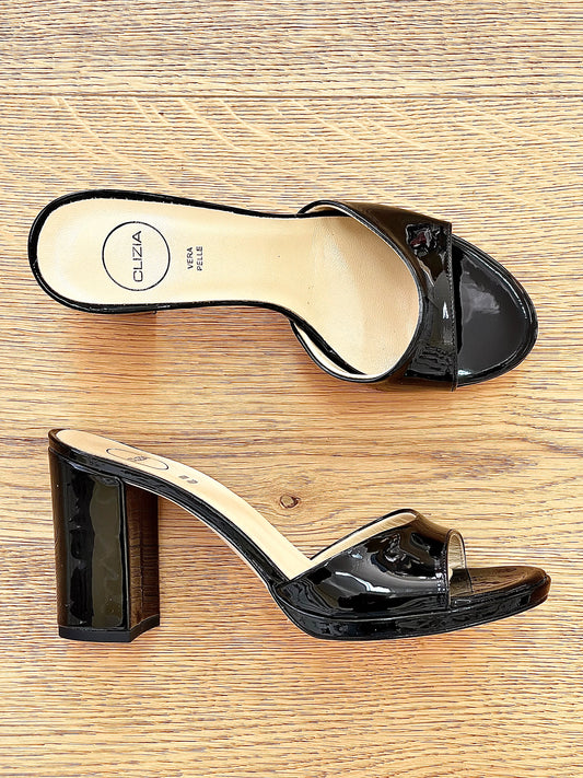 RAQUEL BLACK PATENT LEATHER