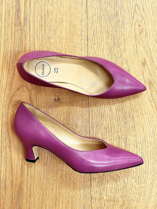 JENNA FUCHSIA LEATHER