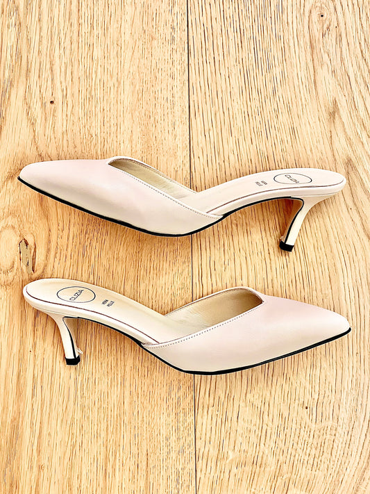 VIKY BEIGE LEATHER