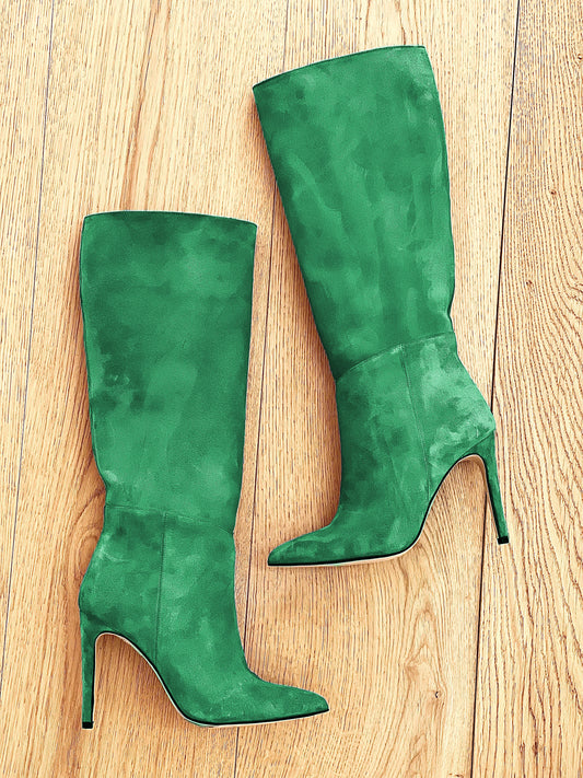 MAYA GREEN SUEDE