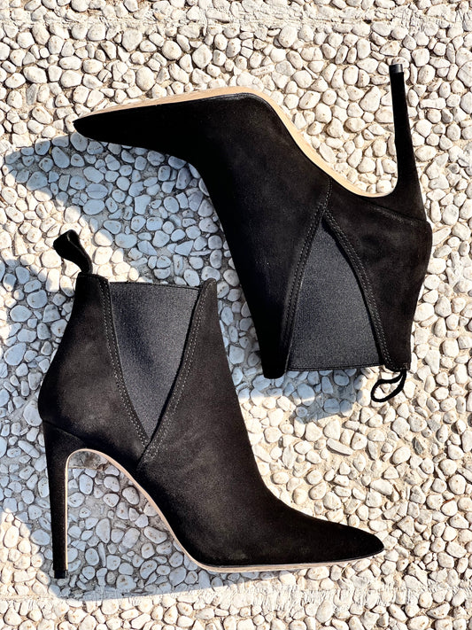 GRETA BLACK SUEDE