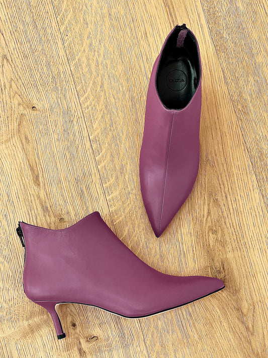 GHITA BURGUNDY LEATHER