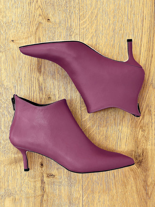 GHITA BURGUNDY LEATHER