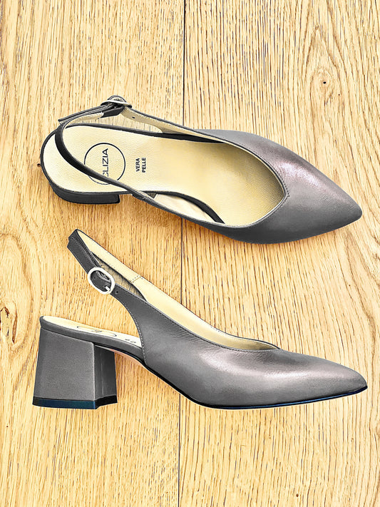 OLGA LEATHER GRAY